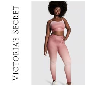 NWT PINK Victoria’s Secret XXL rose ombré leggings